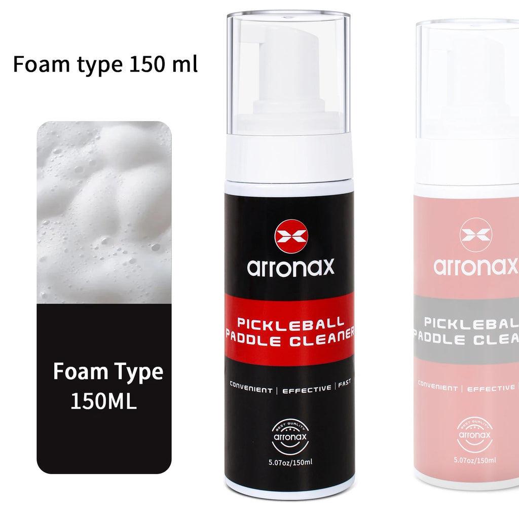 Arronax Pickleball Paddle Spray Cleaner — Foam Formula for Carbon & Composite Faces