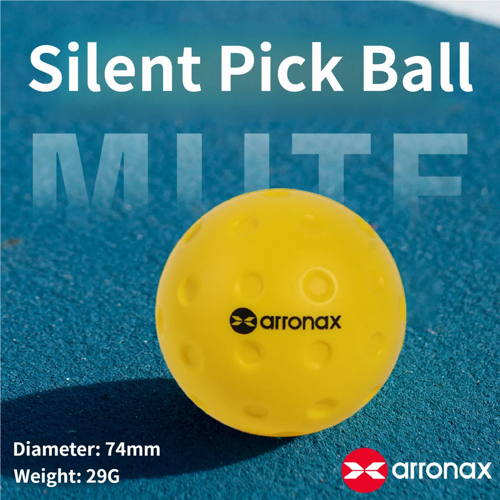 Arronax JYQ01 Quiet PU Pickleball Training Balls — Up to 60% Quieter
