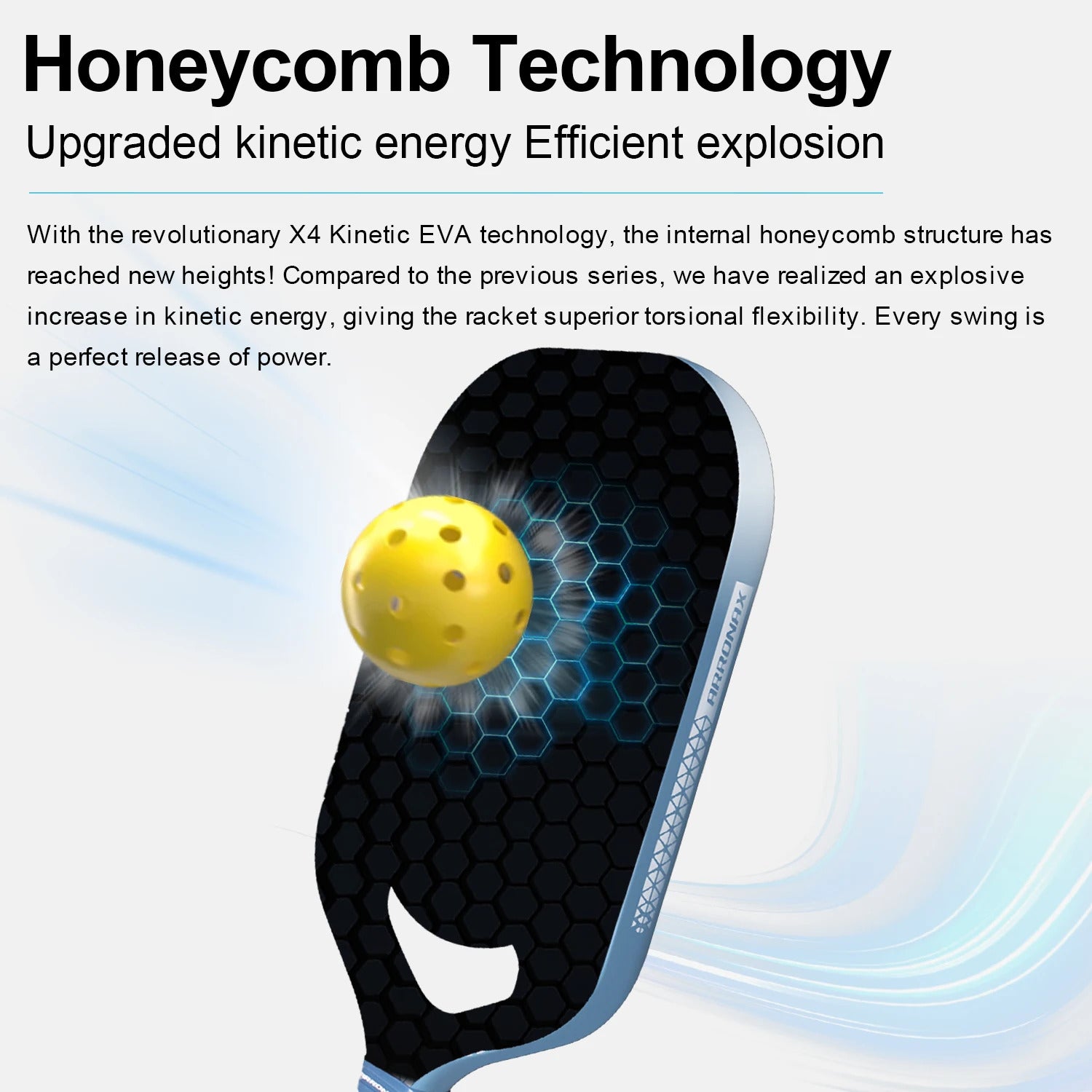 Arronax X-4 USAPA Approved T700 Carbon Pickleball Paddle — 3 Shape Options
