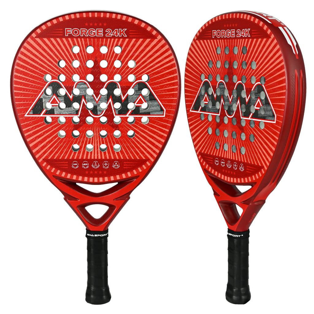 AMA SPORT FORGE 24K Carbon Fiber Padel Racket