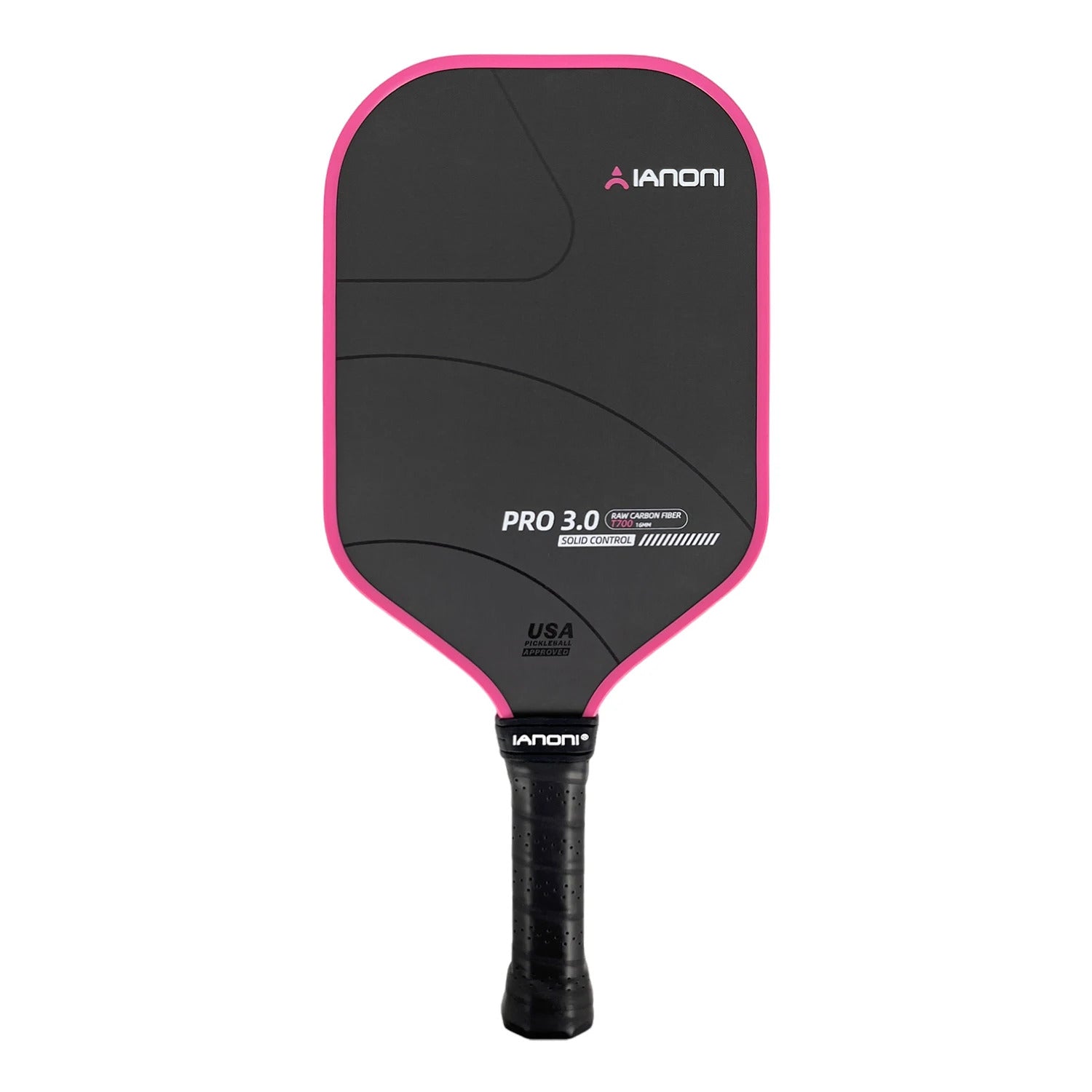 IANONI PRO 3.0 USAPA Certified Pickleball Paddle — T700 Carbon, 16mm PP Core
