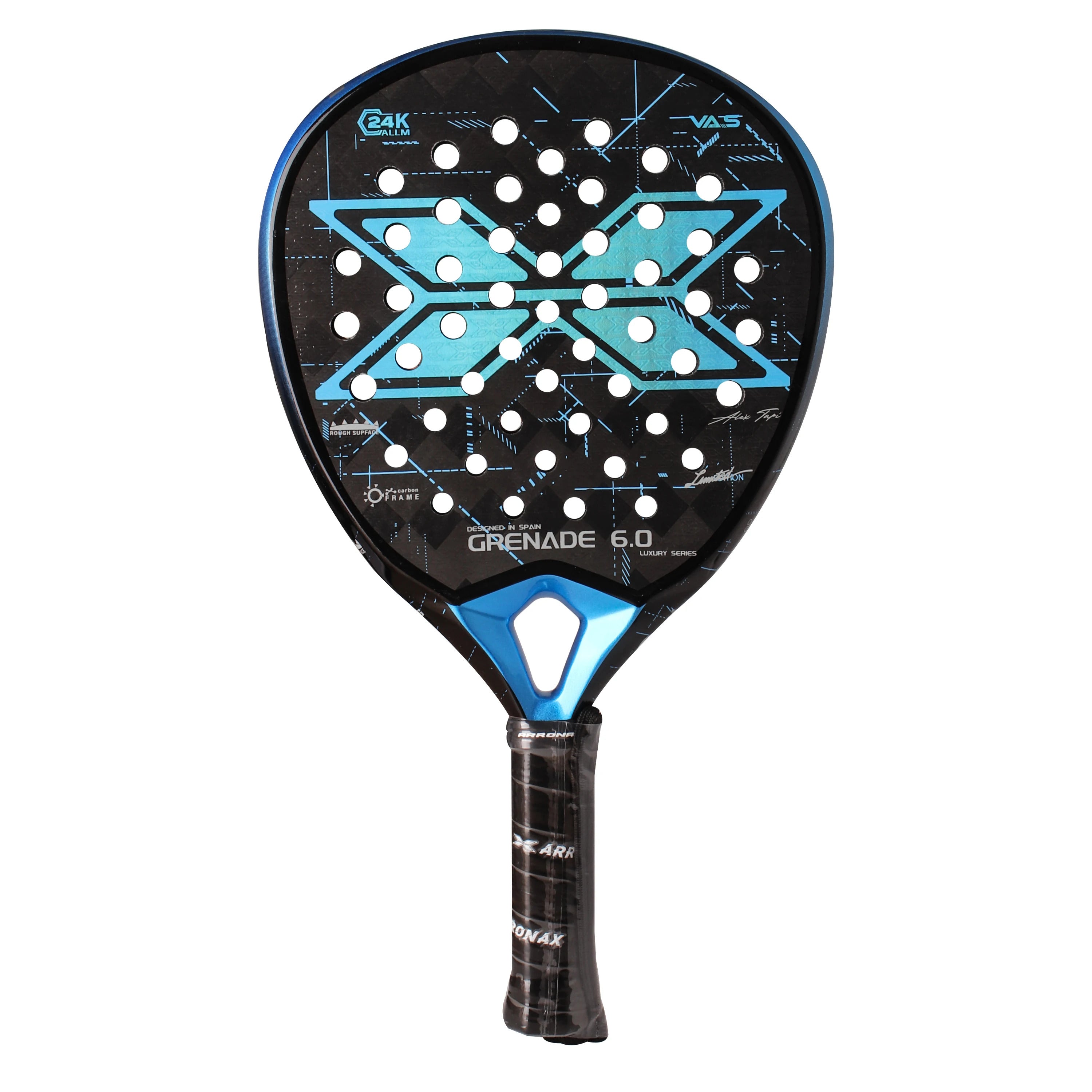 Arronax Vertuo 2.5 24K Carbon Fiber Padel Racket — EVA Core