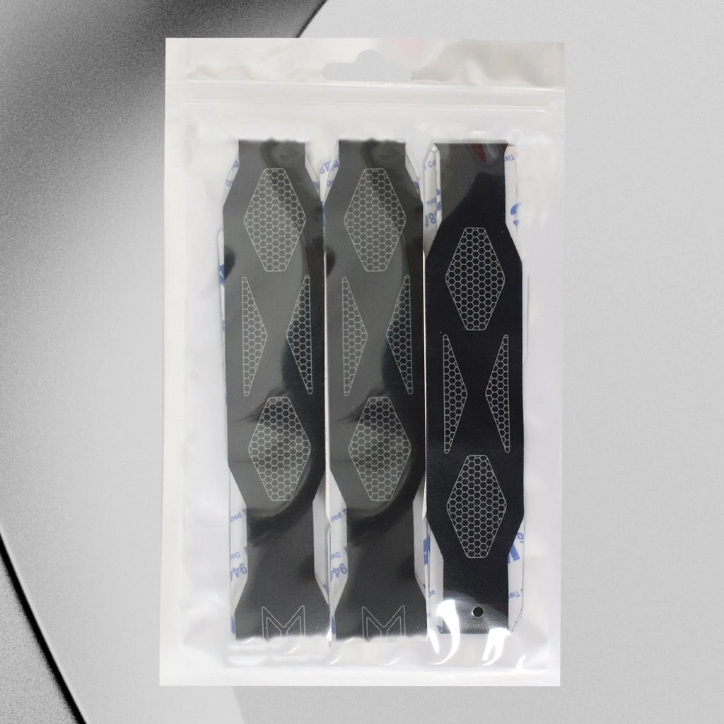 Arronax CSY008 Waterproof PU Pickleball Paddle Edge Guard — Black & White