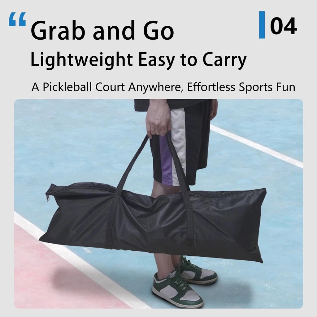 Arronax Portable Pickleball Net — 3.8kg, Wind-Resistant, 3 Size Configurations, Carry Bag Included