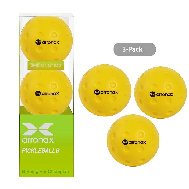 Arronax JYQ01 Quiet PU Pickleball Training Balls — Up to 60% Quieter