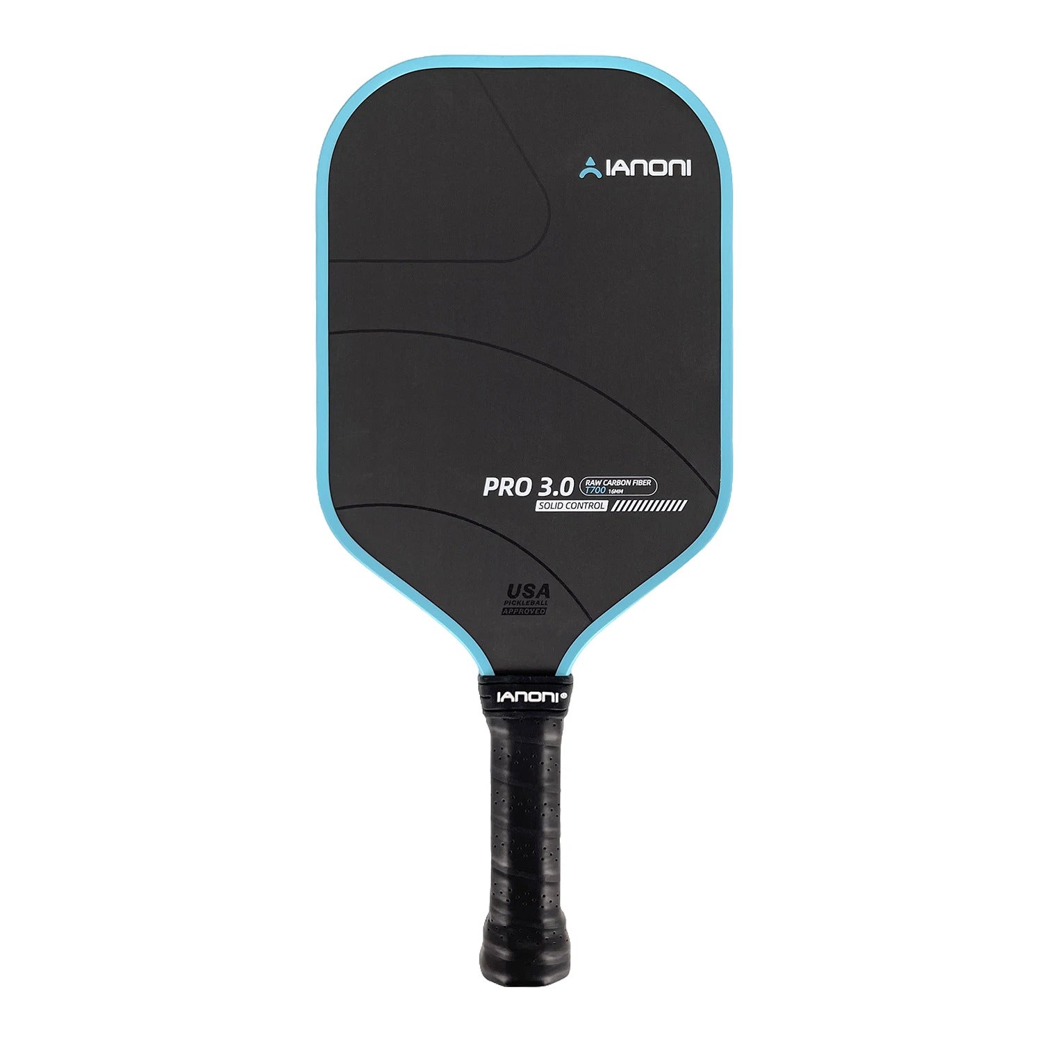 IANONI PRO 3.0 USAPA Certified Pickleball Paddle — T700 Carbon, 16mm PP Core