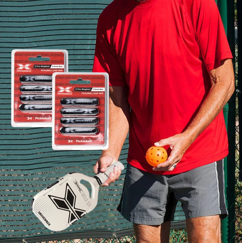 Pickleball Paddle Lead Tape Weights — Adhesive, Adjustable Swing Weight
