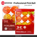 Arronax X-3 EVA Composite Outdoor Pickleball Balls — 40-Hole, 27g, 6 or 12 Pack