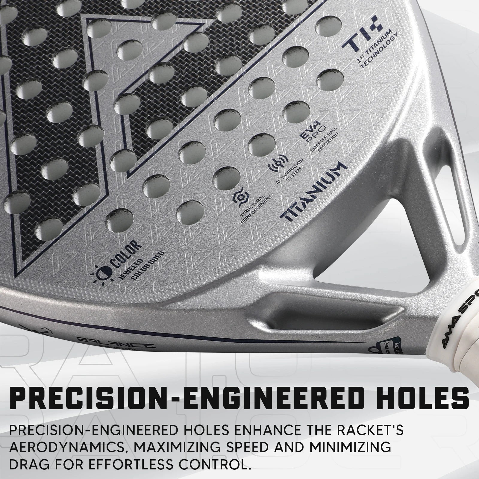 AMA SPORT ERA 1.0 Titanium Carbon Padel Racket