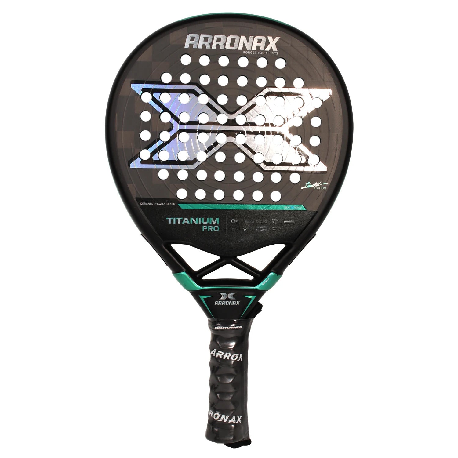 Arronax AT10 18K Carbon Fiber Padel Racket — 3D Matte EVA Core