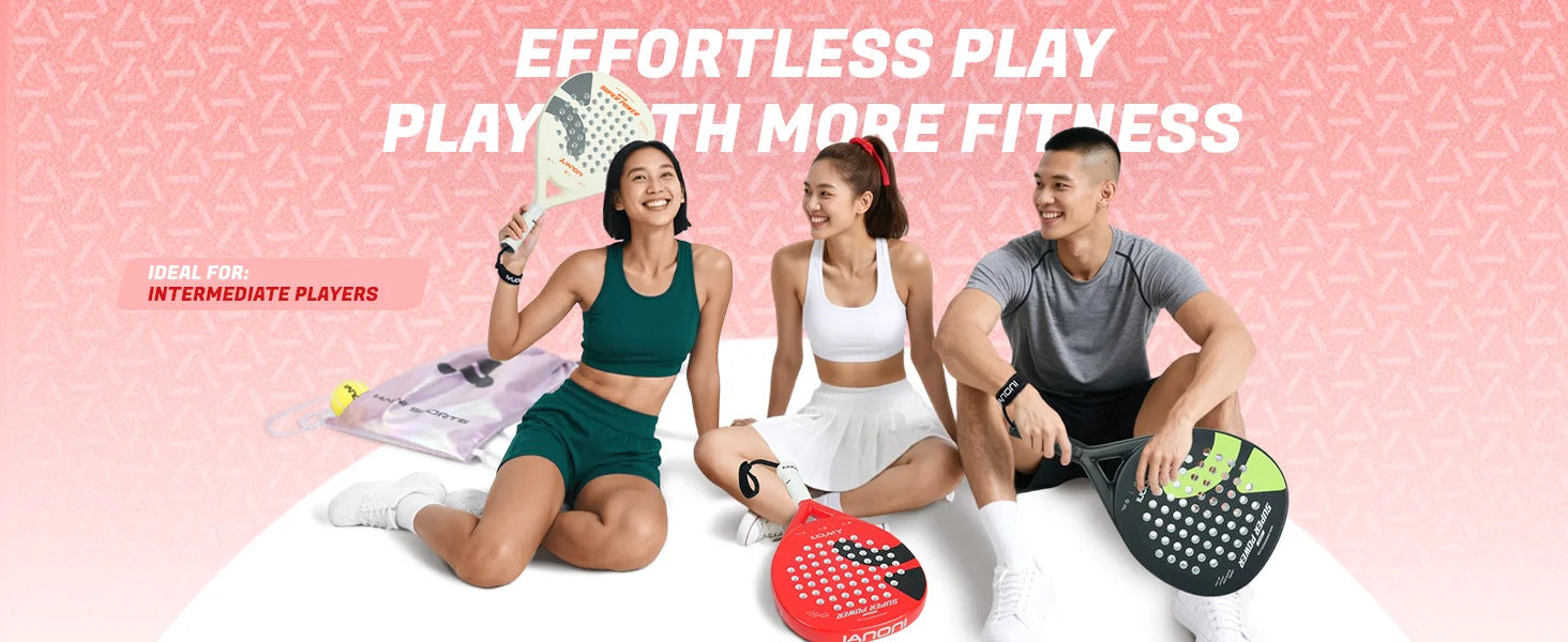 IANONI Super Power 3D Carbon Fiber Padel Racket