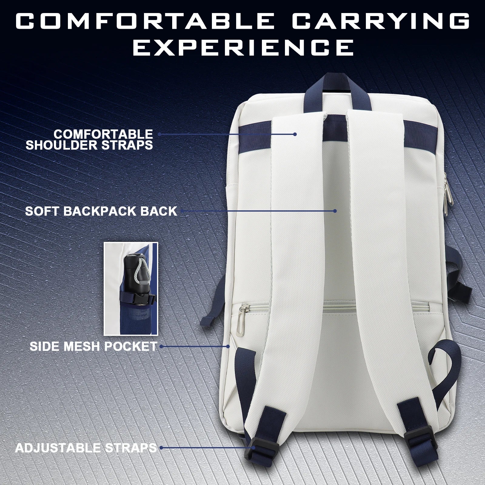 AMA SPORT AP01 Padel & Pickleball Racket Bag — 50–70L Waterproof, Polyester + PU + TPE