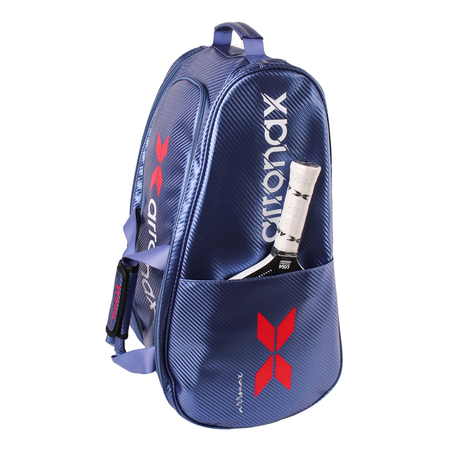 Arronax Carbon Fiber PU Padel & Pickleball Backpack — Large Capacity, Waterproof