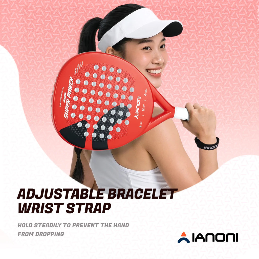 IANONI Super Power 3D Carbon Fiber Padel Racket