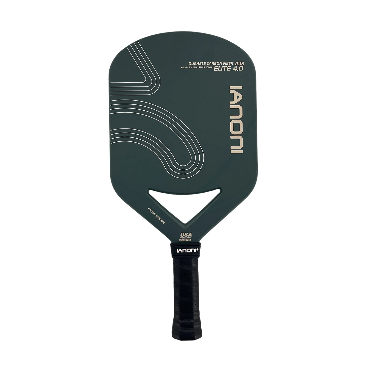 IANONI ELITE4.0 Edgeless Pickleball Paddle — 12K Carbon, USAPA Certified