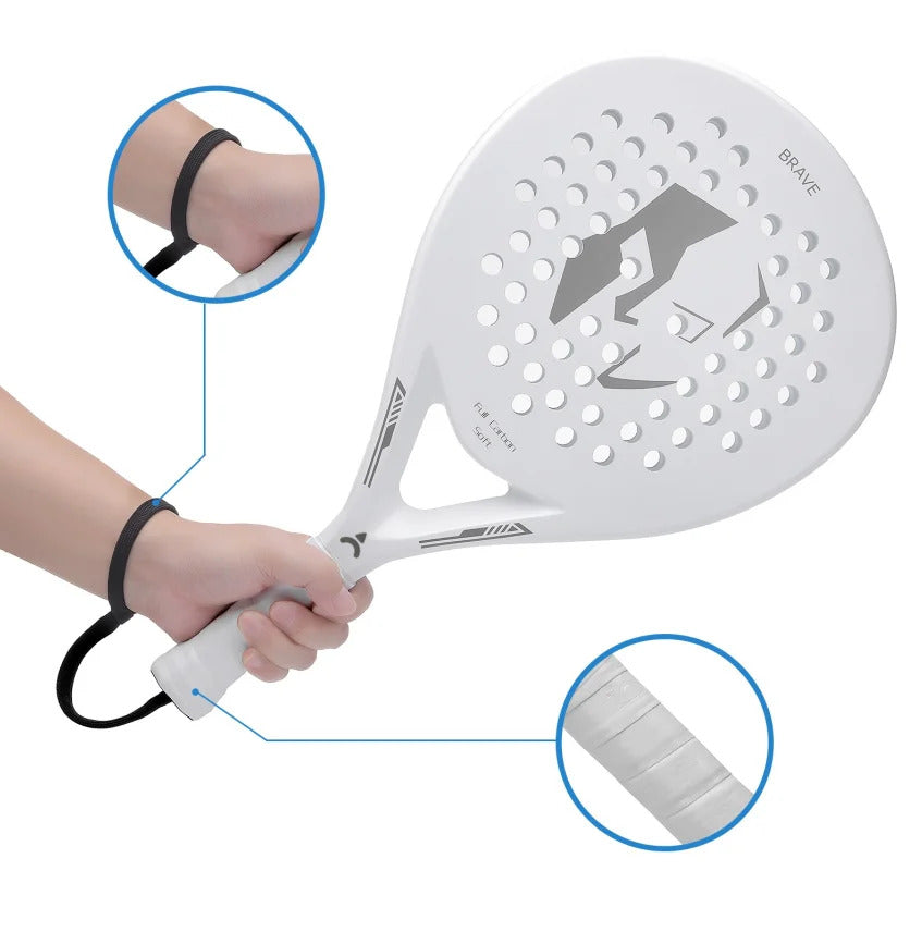 IANONI PR670/660 Carbon Fiber Padel Racket — EVA Foam Core