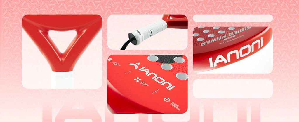IANONI Super Power 3D Carbon Fiber Padel Racket