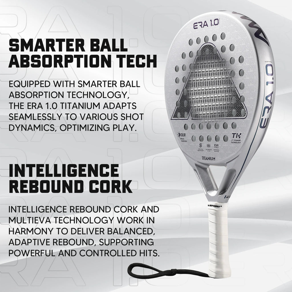 AMA SPORT ERA 1.0 Titanium Carbon Padel Racket