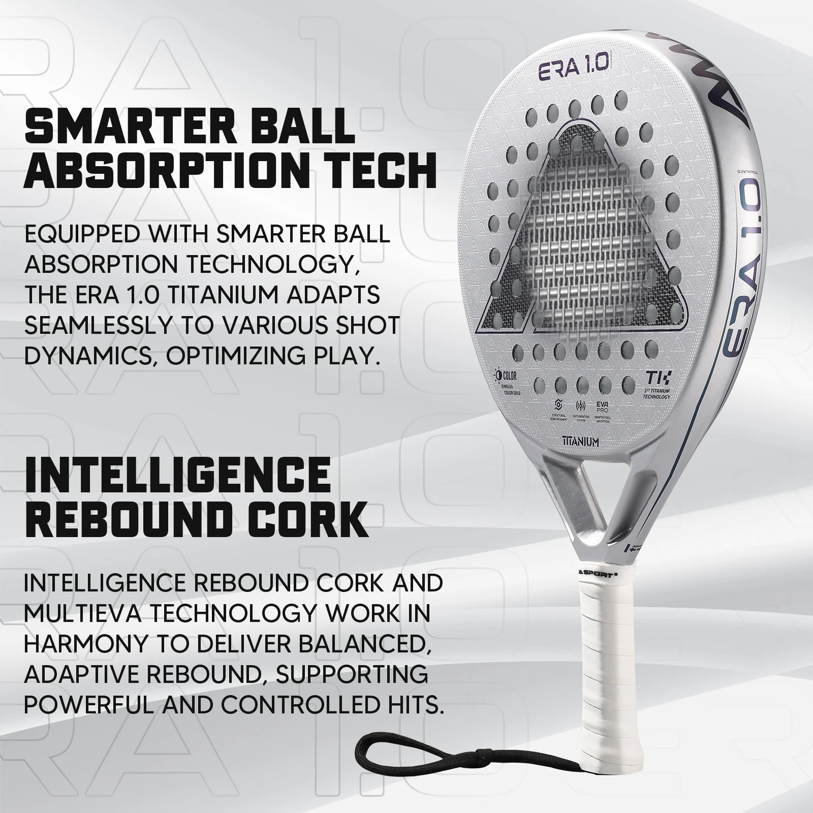AMA SPORT ERA 1.0 Titanium Carbon Padel Racket