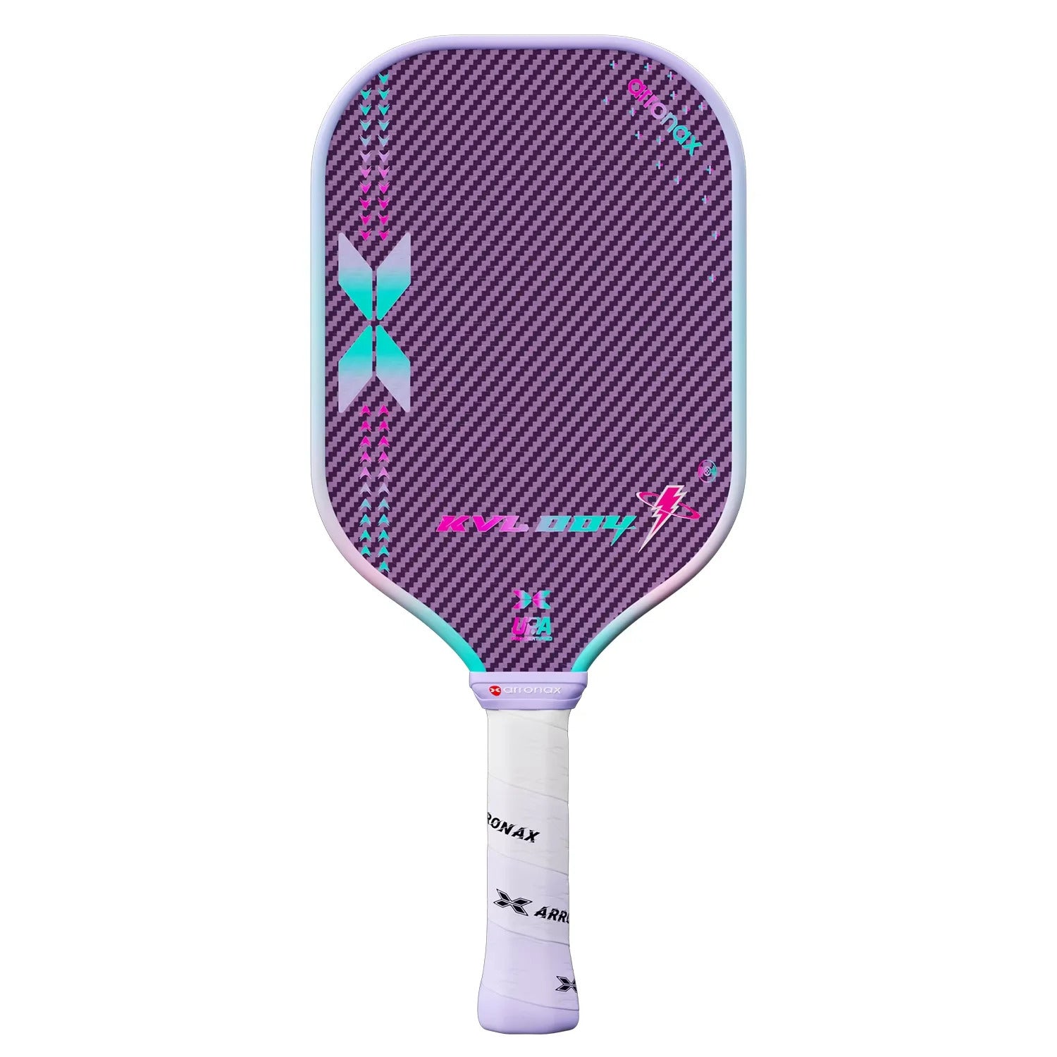 Arronax KVL004 Carbon Fiber Pickleball Paddle — 16mm EVA Core
