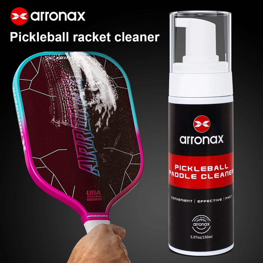 Arronax Pickleball Paddle Spray Cleaner — Foam Formula for Carbon & Composite Faces
