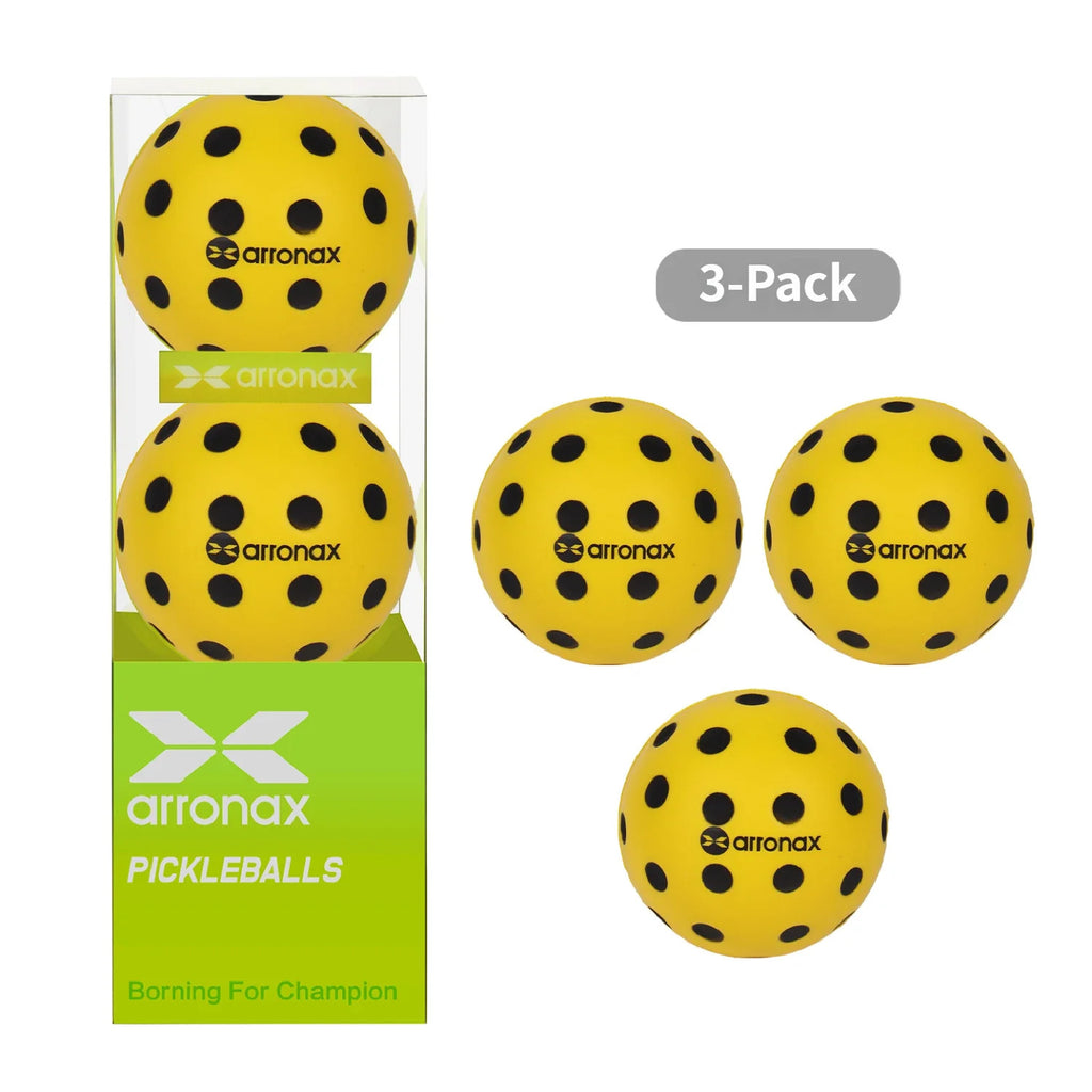 Arronax JYQ01 Quiet PU Pickleball Training Balls — Up to 60% Quieter