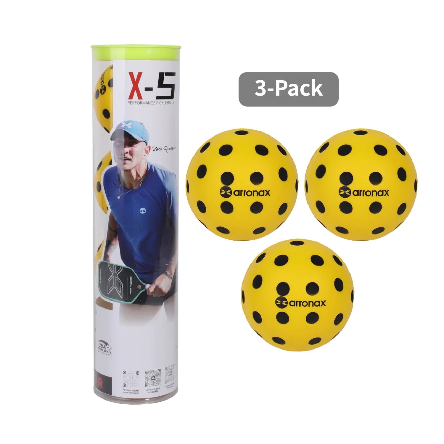 Arronax JYQ01 Quiet PU Pickleball Training Balls — Up to 60% Quieter