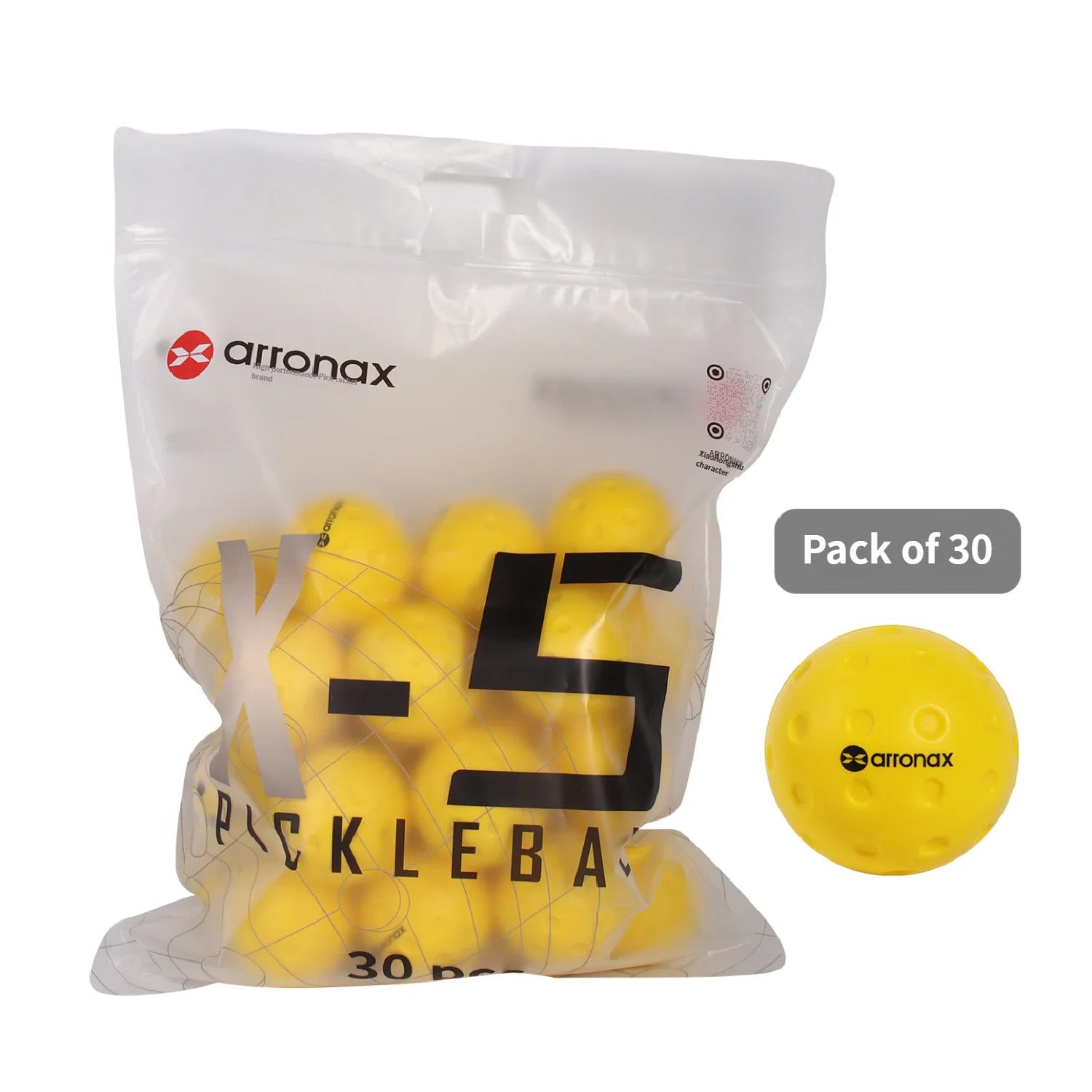 Arronax JYQ01 Quiet PU Pickleball Training Balls — Up to 60% Quieter