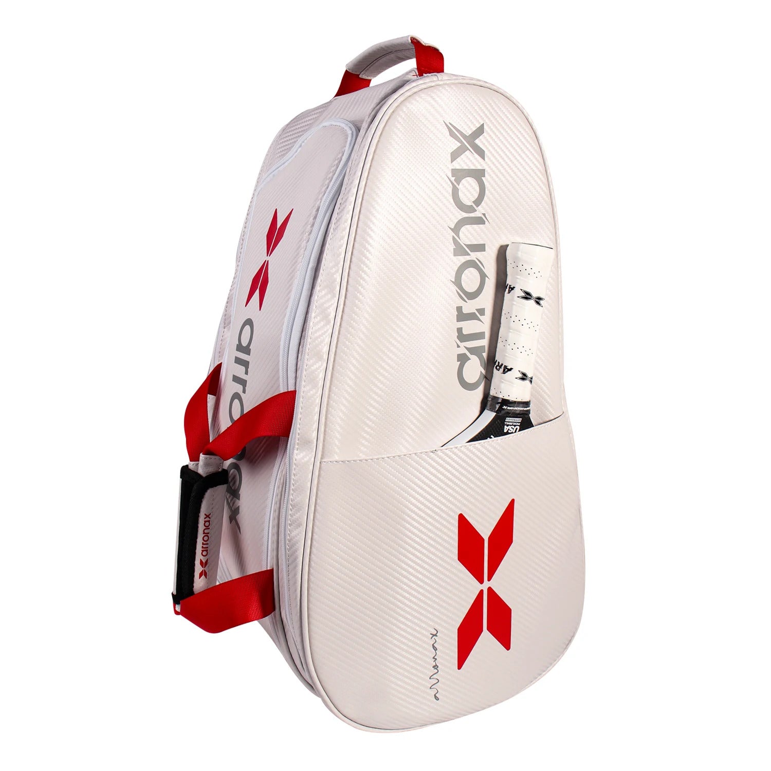 Arronax Carbon Fiber PU Padel & Pickleball Backpack — Large Capacity, Waterproof