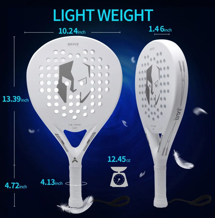 IANONI PR670/660 Carbon Fiber Padel Racket — EVA Foam Core