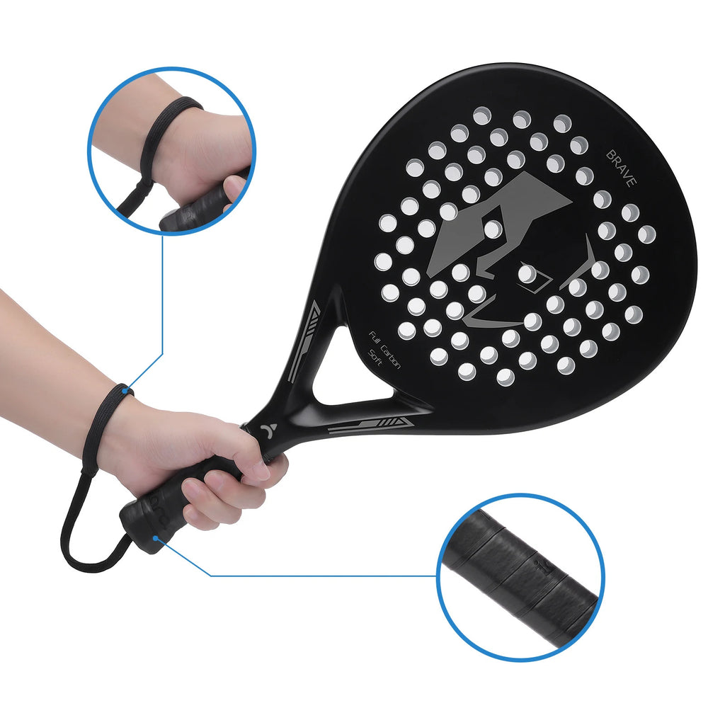 IANONI PR670/660 Carbon Fiber Padel Racket — EVA Foam Core