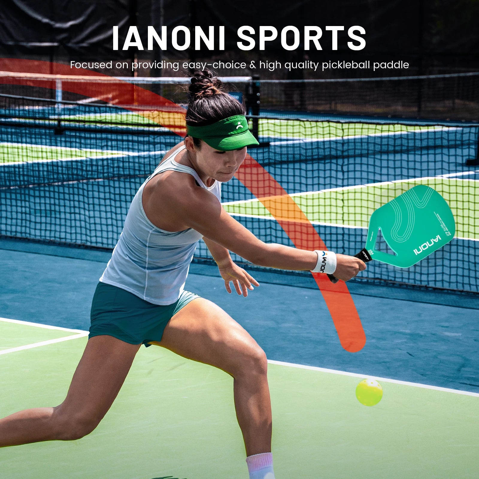 IANONI ELITE4.0 Edgeless Pickleball Paddle — 12K Carbon, USAPA Certified