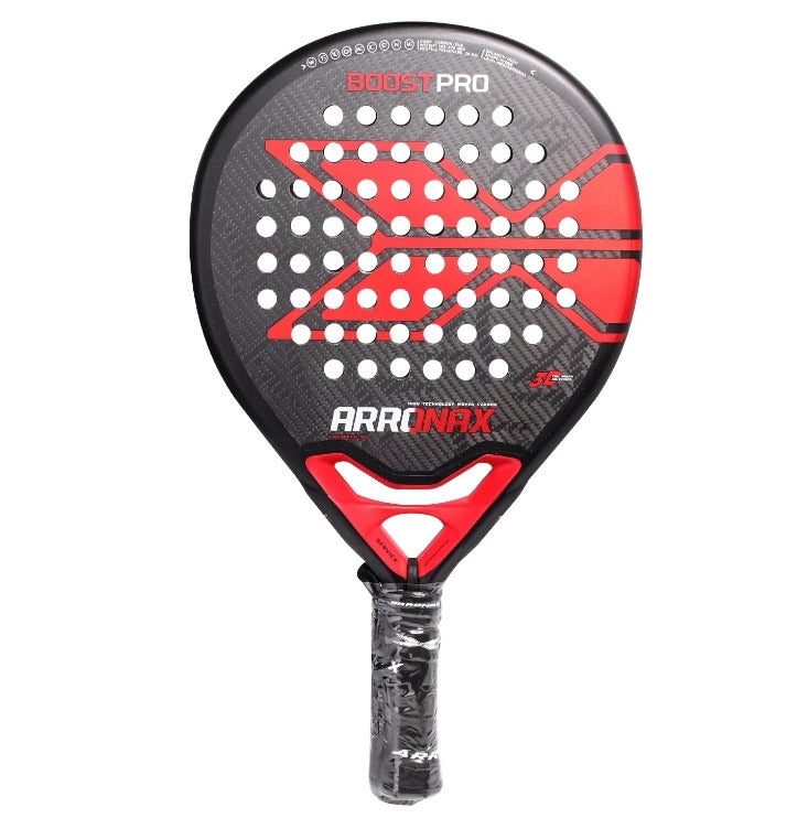 Arronax Hack 02 Aramid Fiber Padel Racket — Black EVA Core