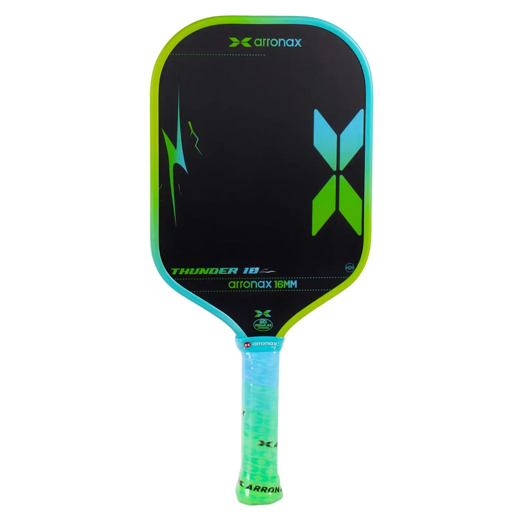 Arronax Thunder 10 Carbon Fiber Pickleball Paddle — 16mm EPP EVA Core
