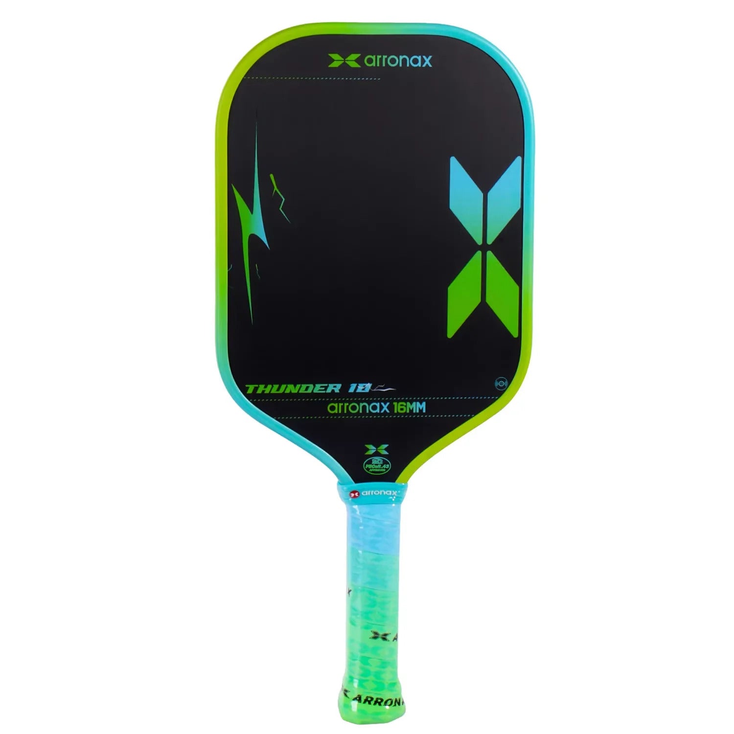 Arronax Thunder 10 Carbon Fiber Pickleball Paddle — 16mm EPP EVA Core