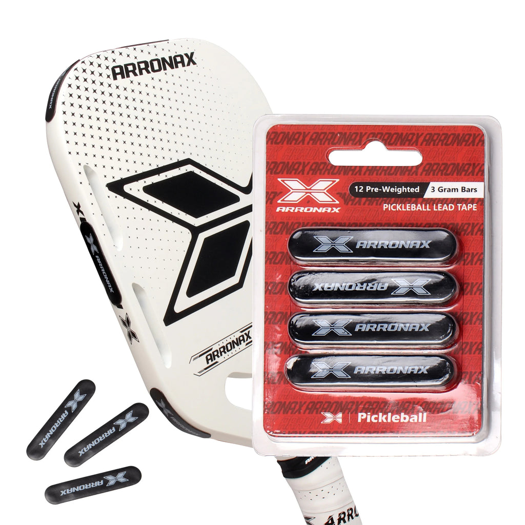 Pickleball Paddle Lead Tape Weights — Adhesive, Adjustable Swing Weight