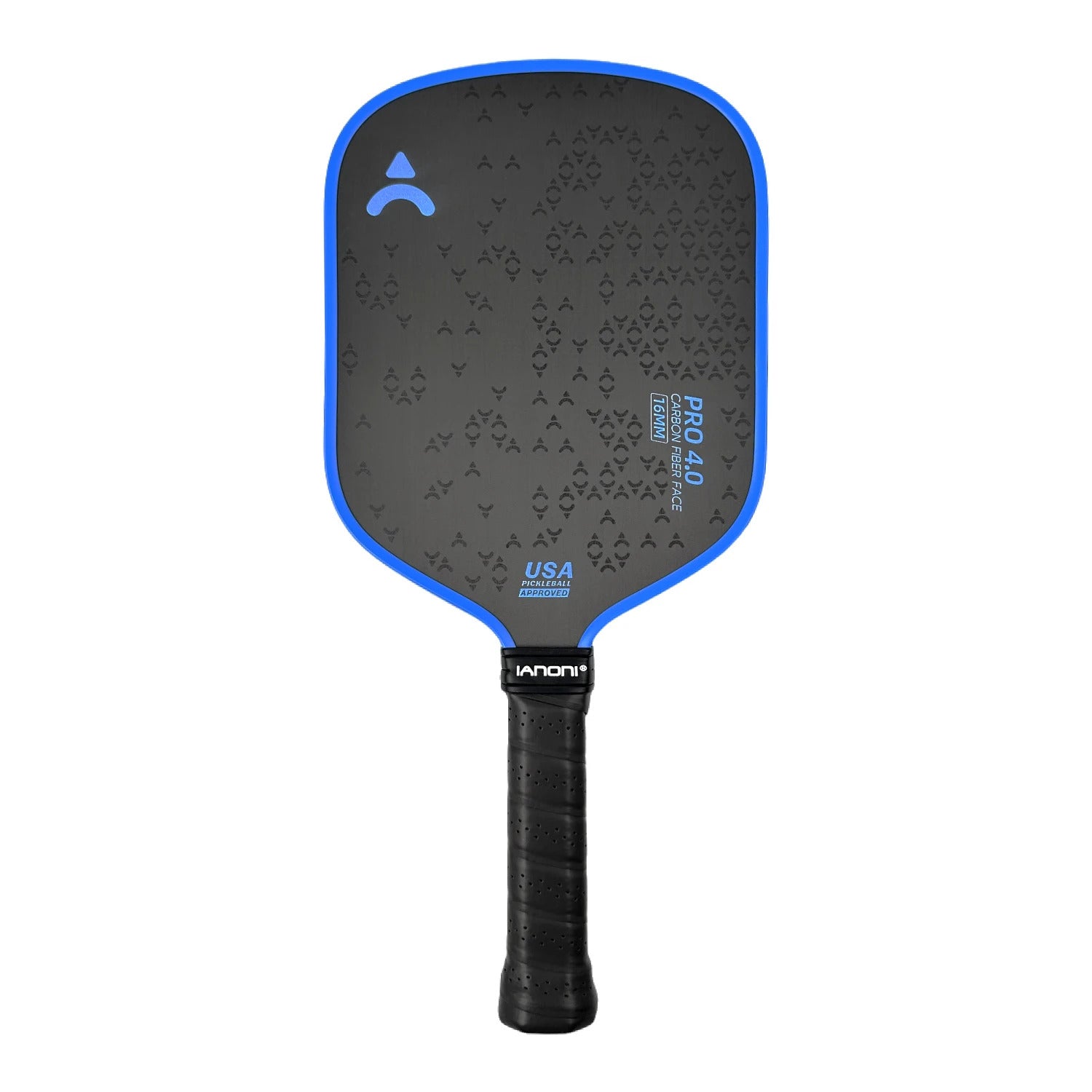 IANONI PRO4.0 Raw Carbon Elongated Pickleball Paddle — 150mm Extended Handle, USAPA Certified