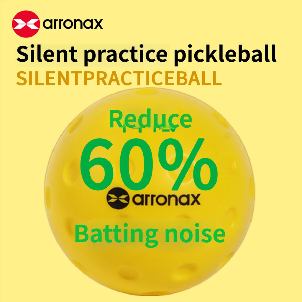 Arronax JYQ01 Quiet PU Pickleball Training Balls — Up to 60% Quieter